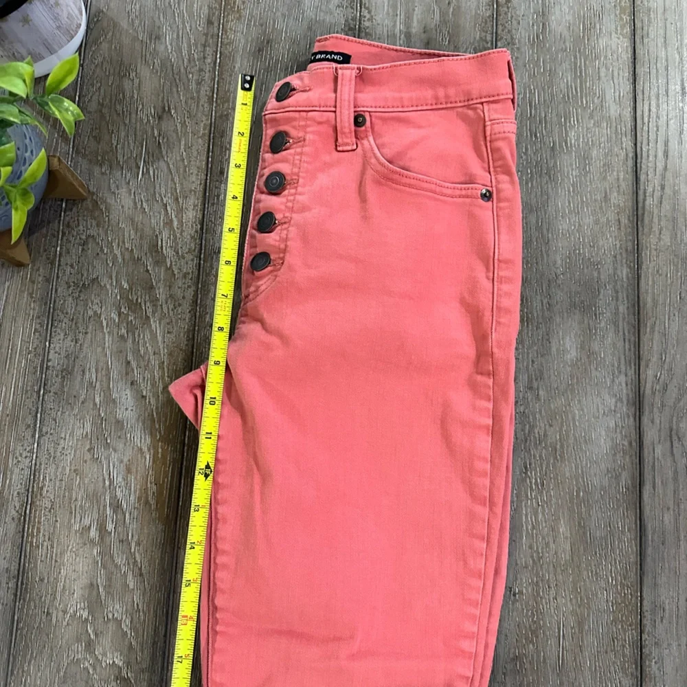 Lucky Brand High Rise Crop Coral Jeans
